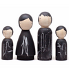 The Chalk People, Set of Four