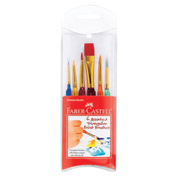 Assorted Brush Set 6pc (Faber-Castell)