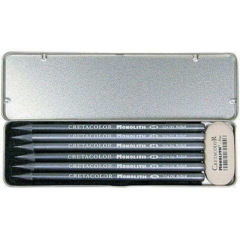 Cretacolor Monolith Graphite Pencils Tin Set