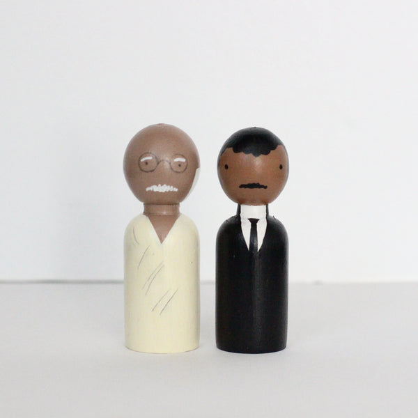 Gandhi + Martin Luther King, Jr. - 3"