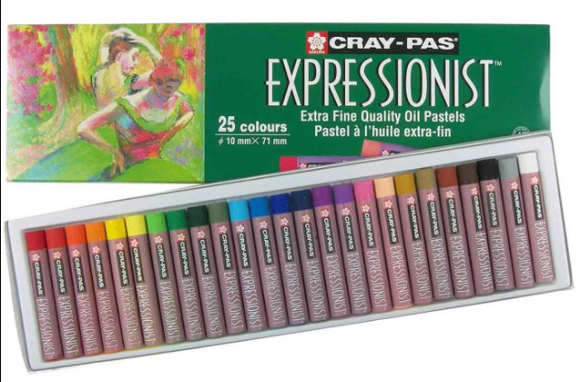 Cray-Pas Expressionist Oil Pastels (Sakura) 25 Pack – Goose Grease