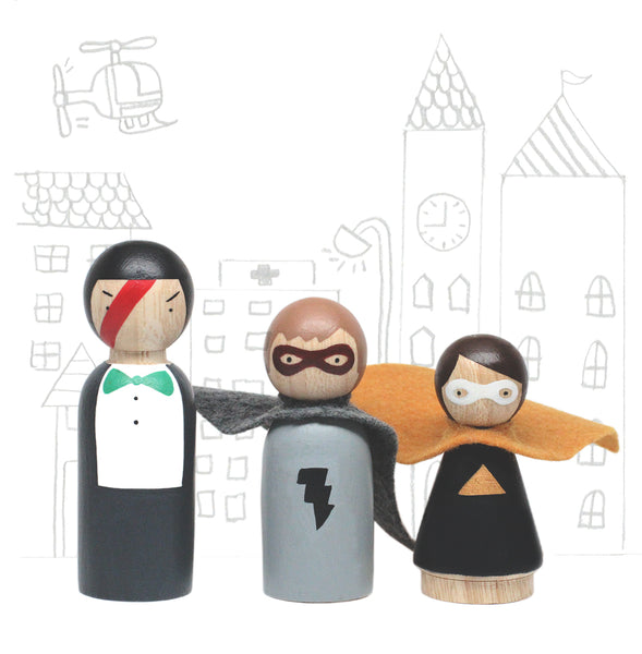 Superheroes + Villain